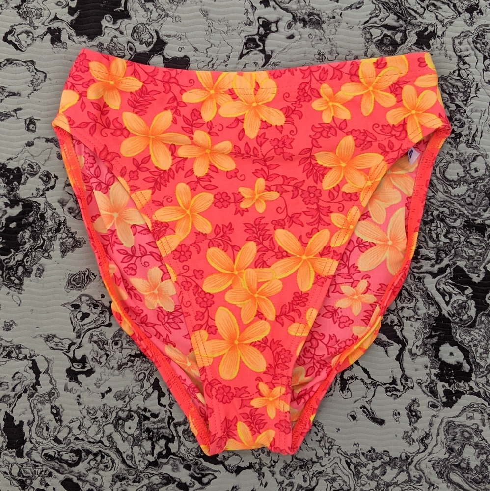 Vintage Highwaist Foral Bikini Bottoms